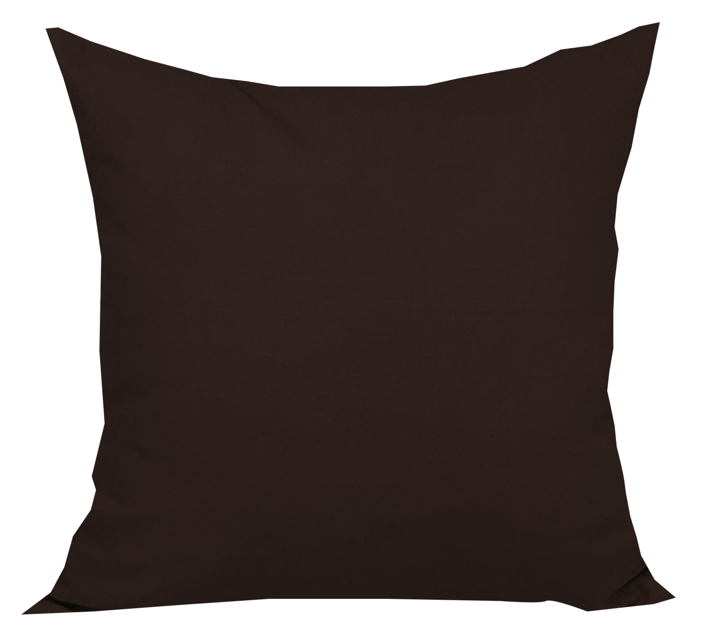 Euro Pillow Sham Solid Color Orange, Green, Black, Brown, Tan, Purple, Pink, Yellow, Blue, Mint, Cover Case With Edge 26"x 26" Pillow. Large