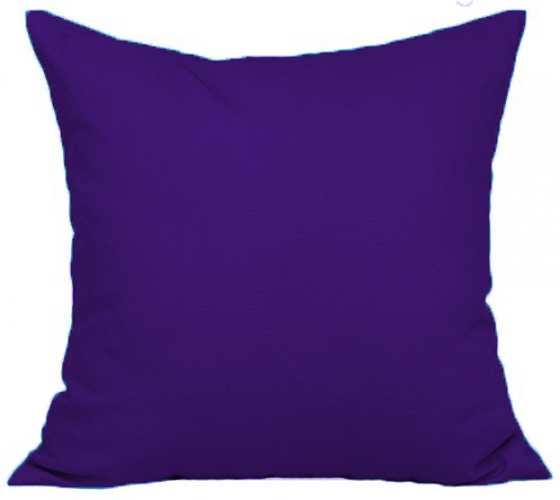 Euro Pillow Sham Solid Color Orange, Green, Black, Brown, Tan, Purple, Pink, Yellow, Blue, Mint, Cover Case With Edge 26"x 26" Pillow. Large