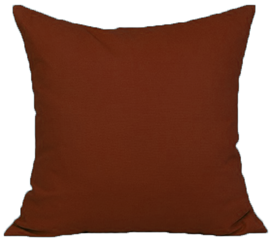 Euro Pillow Sham Solid Color Orange, Green, Black, Brown, Tan, Purple, Pink, Yellow, Blue, Mint, Cover Case With Edge 26"x 26" Pillow. Large