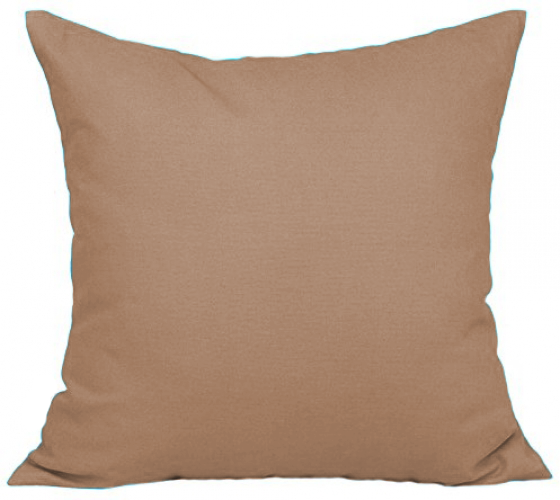 Euro Pillow Sham Solid Color Orange, Green, Black, Brown, Tan, Purple, Pink, Yellow, Blue, Mint, Cover Case With Edge 26"x 26" Pillow. Large