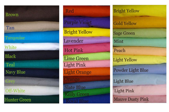 Euro Sham Solid Color 26"x 26" pillow. Grey, Rust, Burgundy, Turquoise, Sage, Beige,Teal, White, Rust, Hot pink, Royal, red, Pillowcase edge